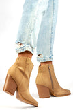 beige - Heel boots model 200877 PRIMO