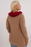 red - Shawl model 200968 AT