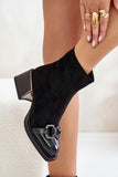 black - Heel boots model 201016 Step in style