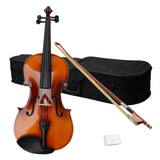 16" Acoustic Viola   Case   Bow   Rosin Brown