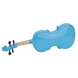 4/4 Acoustic Violin   Case   Bow   Rosin Sky Blue