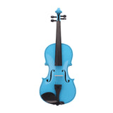 4/4 Acoustic Violin   Case   Bow   Rosin Sky Blue