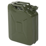 20L 0.6mm Fuel Oil Petrol Diesel Storage Can with British Style Pour Tube Army Green