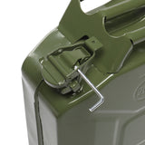 20L 0.6mm Fuel Oil Petrol Diesel Storage Can with British Style Pour Tube Army Green