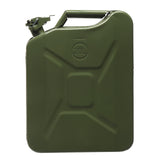 20L 0.6mm Fuel Oil Petrol Diesel Storage Can with British Style Pour Tube Army Green