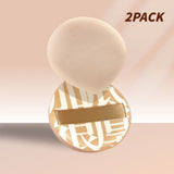 2Pcs Makeup Sponge Puff For Foundation Concealer And Powder, Blender Sponge For Natural And Easy Makeup Soft Long-lasting