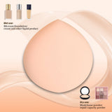 2Pcs Makeup Sponge Puff For Foundation Concealer And Powder, Blender Sponge For Natural And Easy Makeup Soft Long-lasting