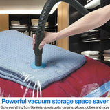 12 X STRONG VACUUM STORAGE SPACE SAVER SAVING VACUM VACCUM LARGE ORGANISER BAGS