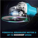 125mm Cordless Angle Grinder Brushless Grinding for Makita 18V Battery Body Only