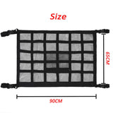 Extra Large Elastic Storage Net 30 Compartments for Cargo Van Motorhome 90*65CM