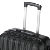 Lightweight 24in Hard Shell Travel Carry On Hand Cabin Luggage Suitcase, Approved for Ryanair Priority, British Airways