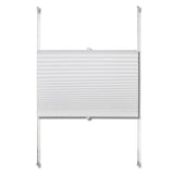 Plisse Blind 70x125cm White Pleated Blind