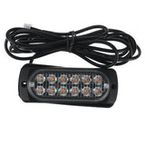 12V/24V 4/6 12 LED Flashing Light Strobe Lamp Truck Recover  Amber Beacon & Control Waterproof