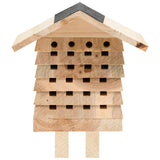 vidaXL Bee Hotel Solid Firwood 22x20x20 cm