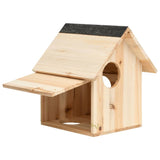 vidaXL Squirrel House Solid Firwood 26x25x29 cm