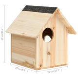 vidaXL Squirrel House Solid Firwood 26x25x29 cm