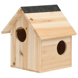 vidaXL Squirrel House Solid Firwood 26x25x29 cm