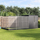 vidaXL Aviary with Extension Silver 497x303x216 cm Steel