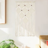 vidaXL Macrame Wall Hanger 40x80 cm Cotton