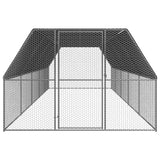 vidaXL Chicken Cage 3x10x2 m Galvanised Steel