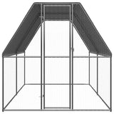 vidaXL Chicken Cage 2x4x2 m Galvanised Steel