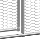 vidaXL Chicken Cage 2x6x2 m Galvanised Steel