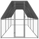 vidaXL Chicken Cage 2x8x2 m Galvanised Steel