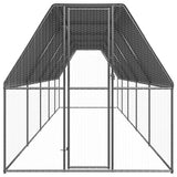 vidaXL Chicken Cage 2x10x2 m Galvanised Steel