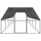 vidaXL Chicken Cage 3x12x2 m Galvanised Steel