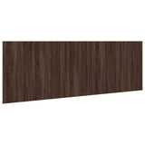 vidaXL Bed Headboard with Cabinets Brown Oak 240 cm Engineered Wood