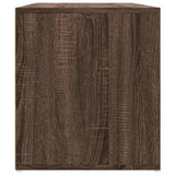 vidaXL Corner Cabinet Brown Oak 200x40x45 cm Engineered Wood