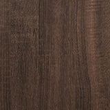 vidaXL Corner Cabinet Brown Oak 200x40x45 cm Engineered Wood