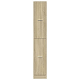 vidaXL Apothecary Cabinet?Sonoma Oak 30x41x174.5 cm Engineered Wood