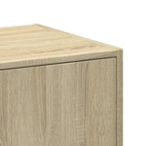 vidaXL Apothecary Cabinet?Sonoma Oak 30x41x174.5 cm Engineered Wood