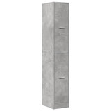 vidaXL Apothecary Cabinet?Concrete Grey 30x41x174.5 cm Engineered Wood