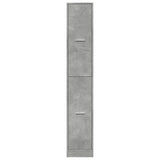 vidaXL Apothecary Cabinet?Concrete Grey 30x41x174.5 cm Engineered Wood