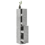 vidaXL Apothecary Cabinet?Concrete Grey 30x41x174.5 cm Engineered Wood