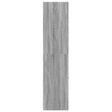 vidaXL Apothecary Cabinet?Grey Sonoma 30x41x174.5 cm Engineered Wood