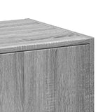 vidaXL Apothecary Cabinet?Grey Sonoma 30x41x174.5 cm Engineered Wood