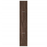 vidaXL Apothecary Cabinet?Brown Oak 30x41x174.5 cm Engineered Wood