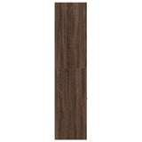 vidaXL Apothecary Cabinet?Brown Oak 30x41x174.5 cm Engineered Wood