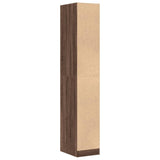 vidaXL Apothecary Cabinet?Brown Oak 30x41x174.5 cm Engineered Wood