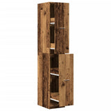 vidaXL Apothecary Cabinet?Old Wood 30x41x174.5 cm Engineered Wood