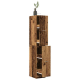 vidaXL Apothecary Cabinet?Old Wood 30x41x174.5 cm Engineered Wood