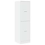 vidaXL Apothecary Cabinet?White 40x41x144.5 cm Engineered Wood