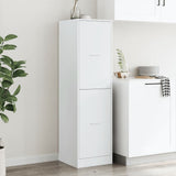 vidaXL Apothecary Cabinet?White 40x41x144.5 cm Engineered Wood