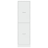 vidaXL Apothecary Cabinet?White 40x41x144.5 cm Engineered Wood