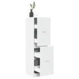 vidaXL Apothecary Cabinet?White 40x41x144.5 cm Engineered Wood