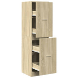 vidaXL Apothecary Cabinet?Sonoma Oak 40x41x144.5 cm Engineered Wood