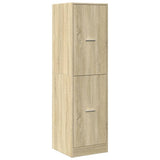 vidaXL Apothecary Cabinet?Sonoma Oak 40x41x144.5 cm Engineered Wood